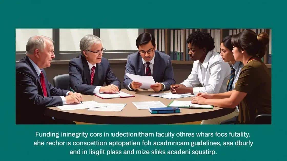 Balancing funding and academic integrity Balancing funding and academic integrity