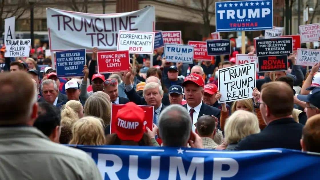 Impact of rallies on public opinion