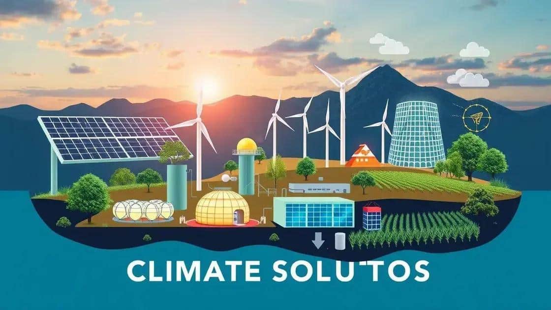 Innovative technologies addressing climate challenges