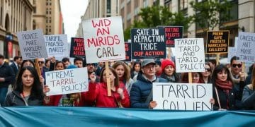 Tariff policy protests nationwide spark debate