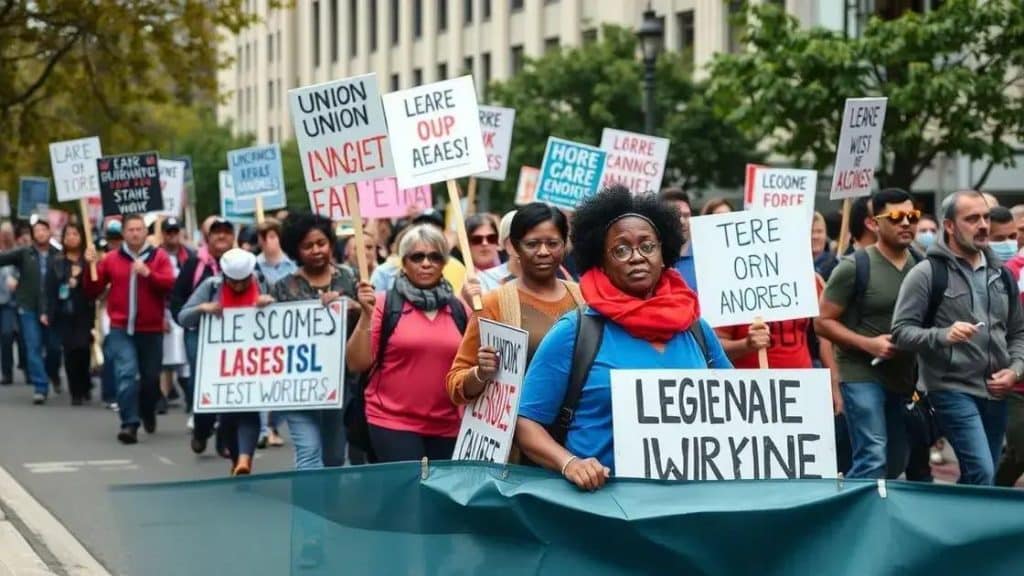 Labor union involvement in protests: a closer look