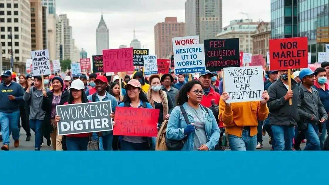 Recent examples of union-led protests