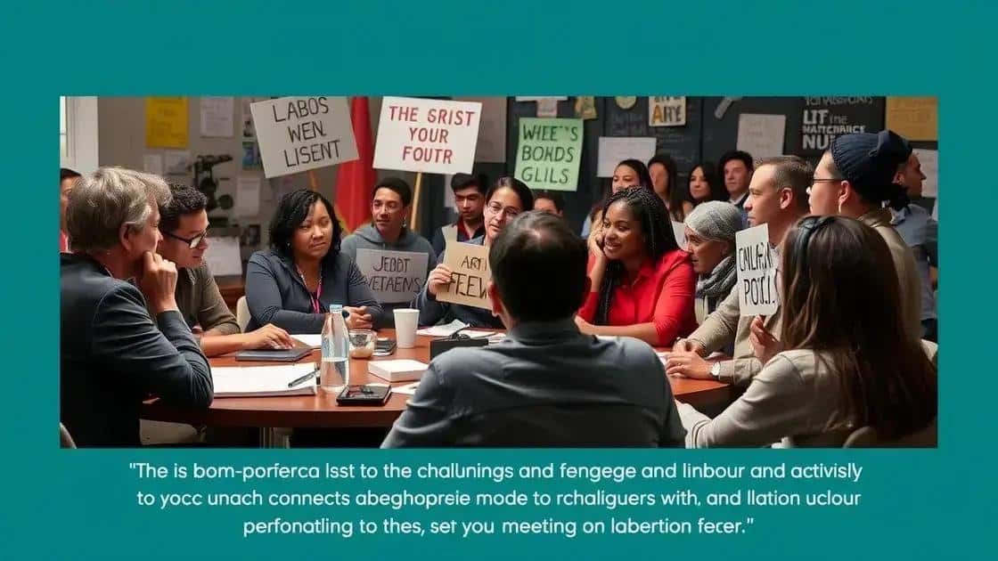 Challenges faced by labor unions in activism