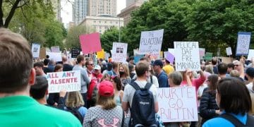 League of Women Voters demonstrations: a call for change