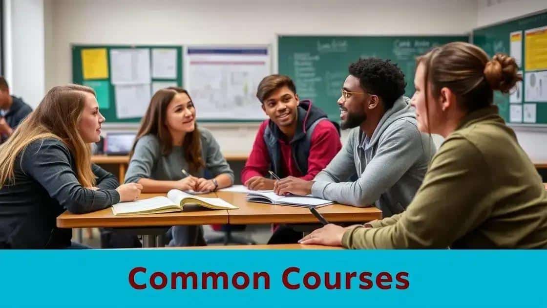 Common courses needed for graduation