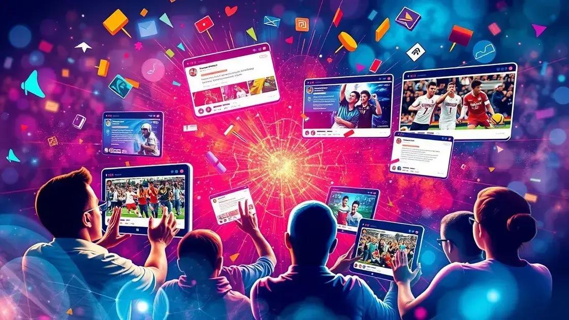 The impact of social media on sports highlights