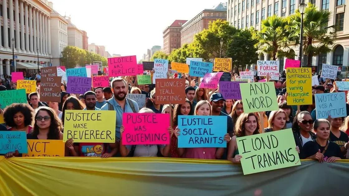 Key causes and movements involved