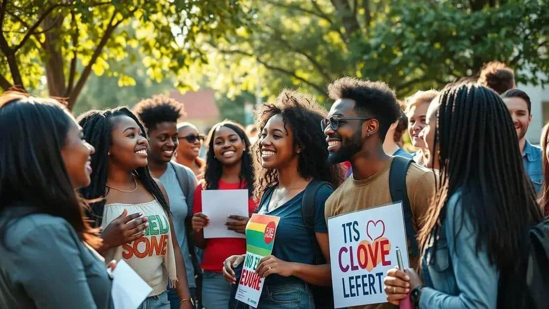 The role of students in advocating for inclusivity