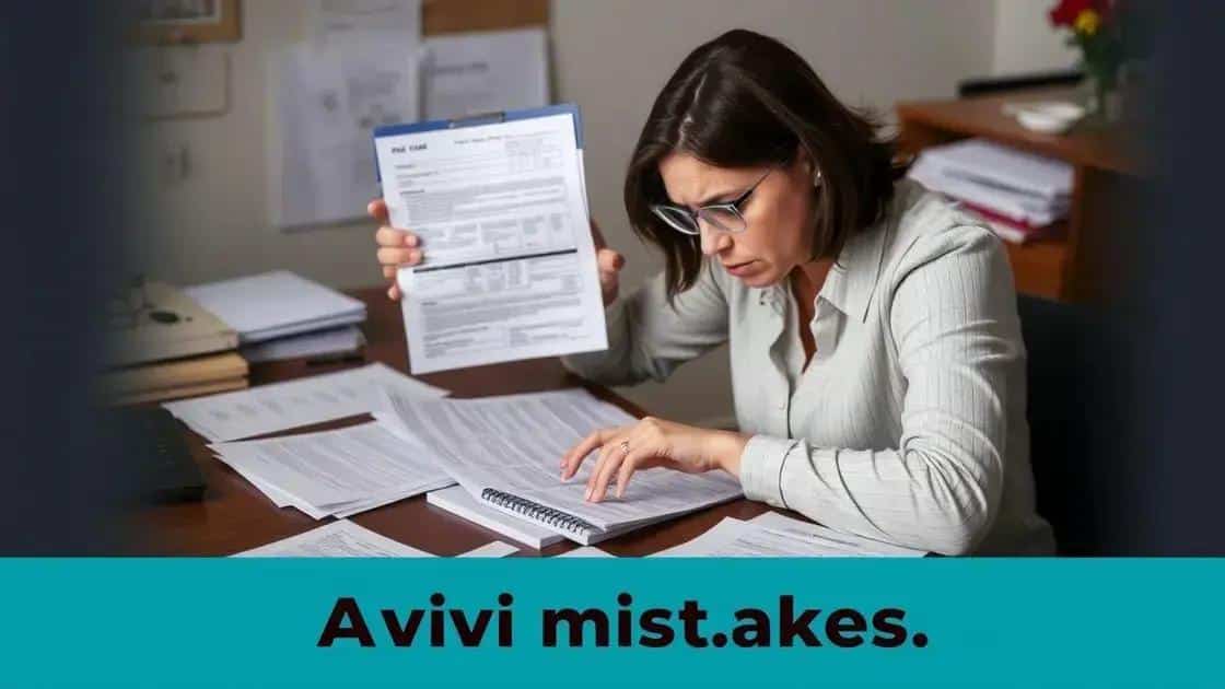 Common mistakes to avoid on your application