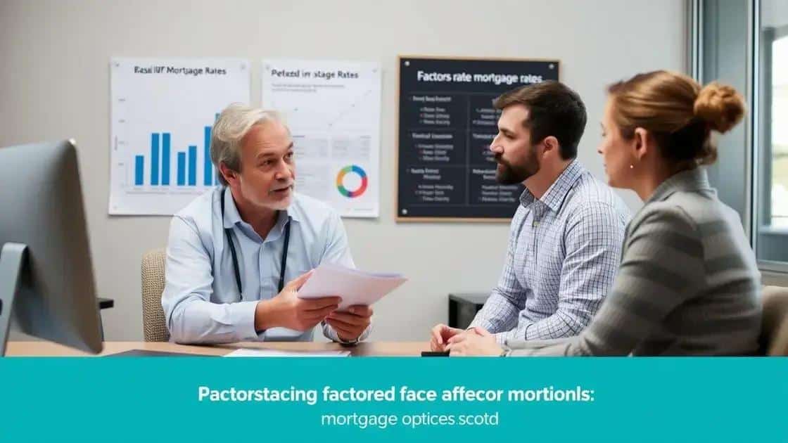 Factors affecting mortgage rates