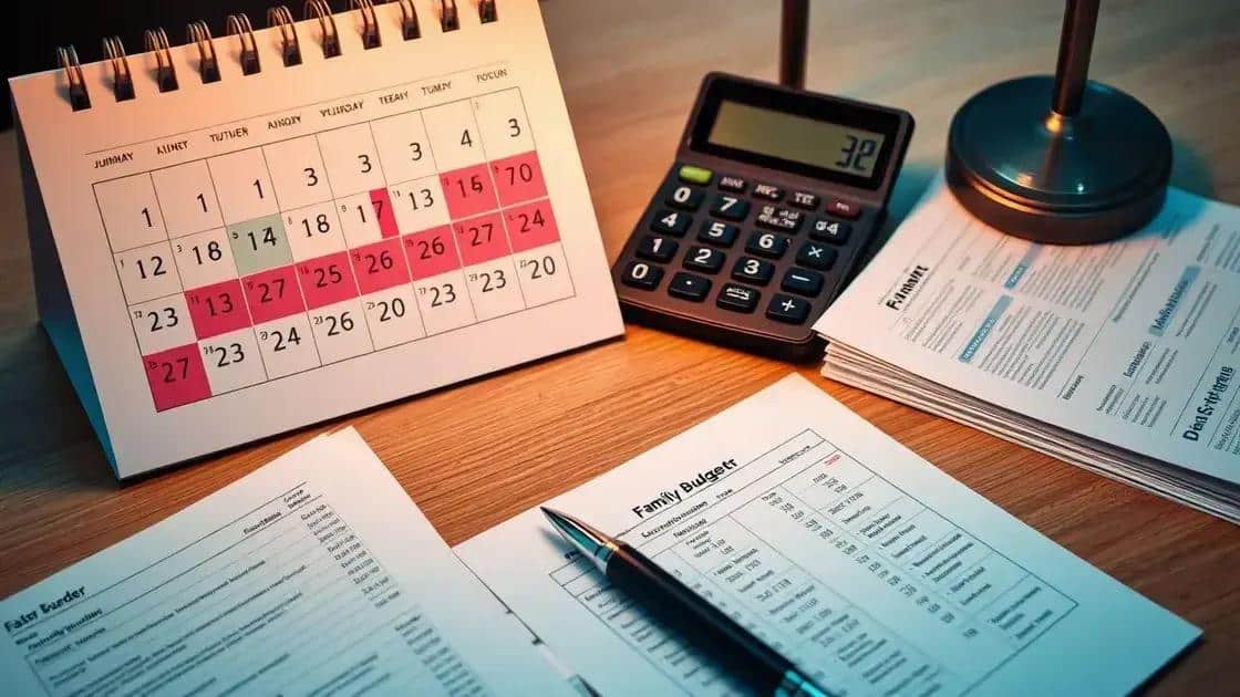 Key dates for the 2025 payment schedule