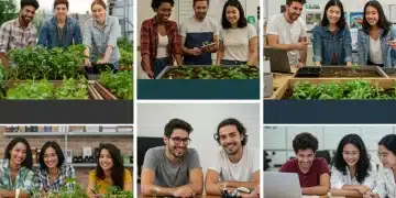 Students engaged in diverse hands-on experiential learning activities