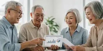 Medicare Part B Premium Changes 2025: Save 10% on Healthcare Seniors review Medicare Part B premium changes for 2025 on a tablet with a financial advisor.