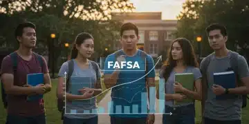College students reviewing 2025 FAFSA changes and financial aid implications