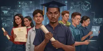 Students evaluating degree versus skill-based training for career success in 2026