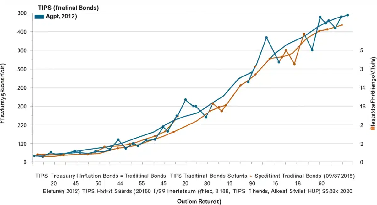 Graph illustrating TIPS performance against inflation