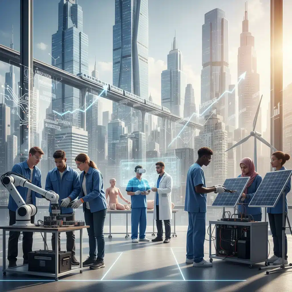 2026 Vocational Training: Top Industries for 15%+ Job Growth