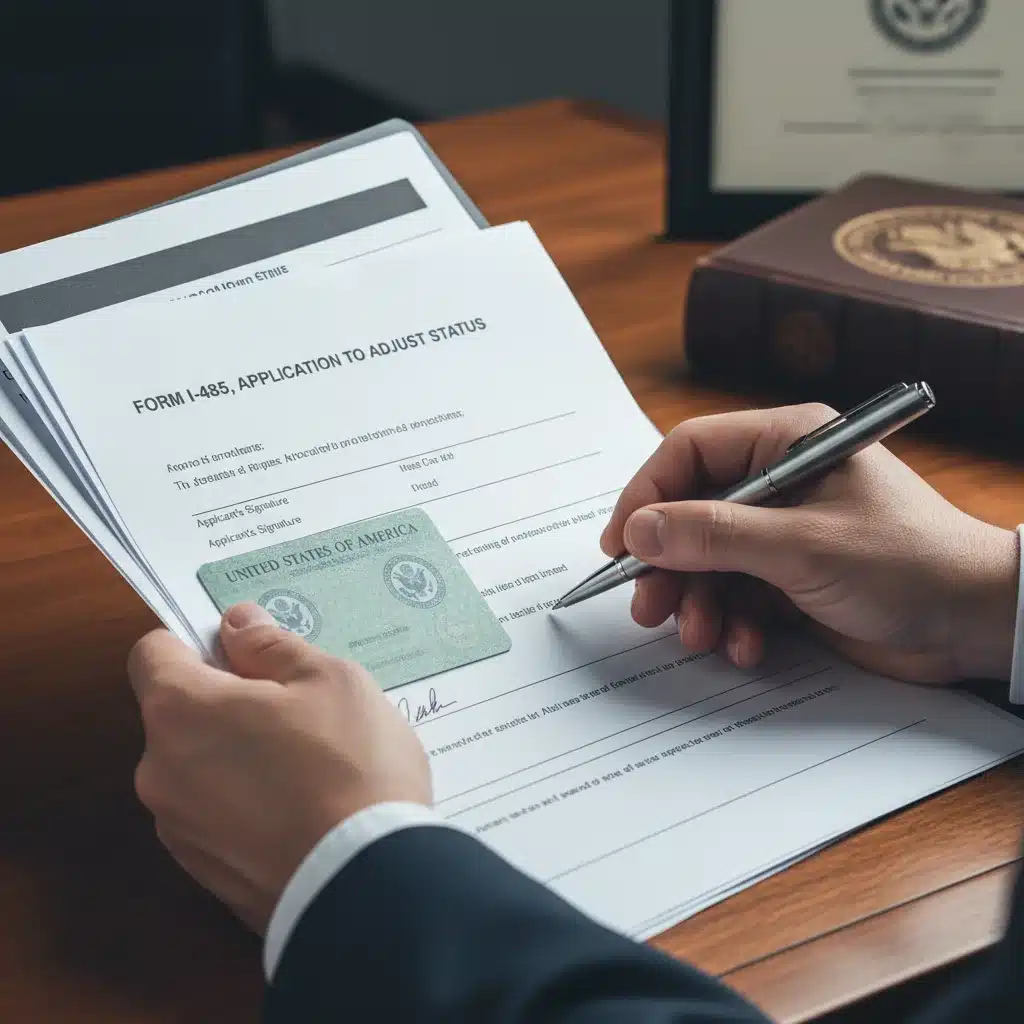 Hands holding immigration documents, symbolizing the application process and policy changes.