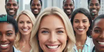 Group of diverse people smiling, representing comprehensive dental and vision health coverage in 2026.