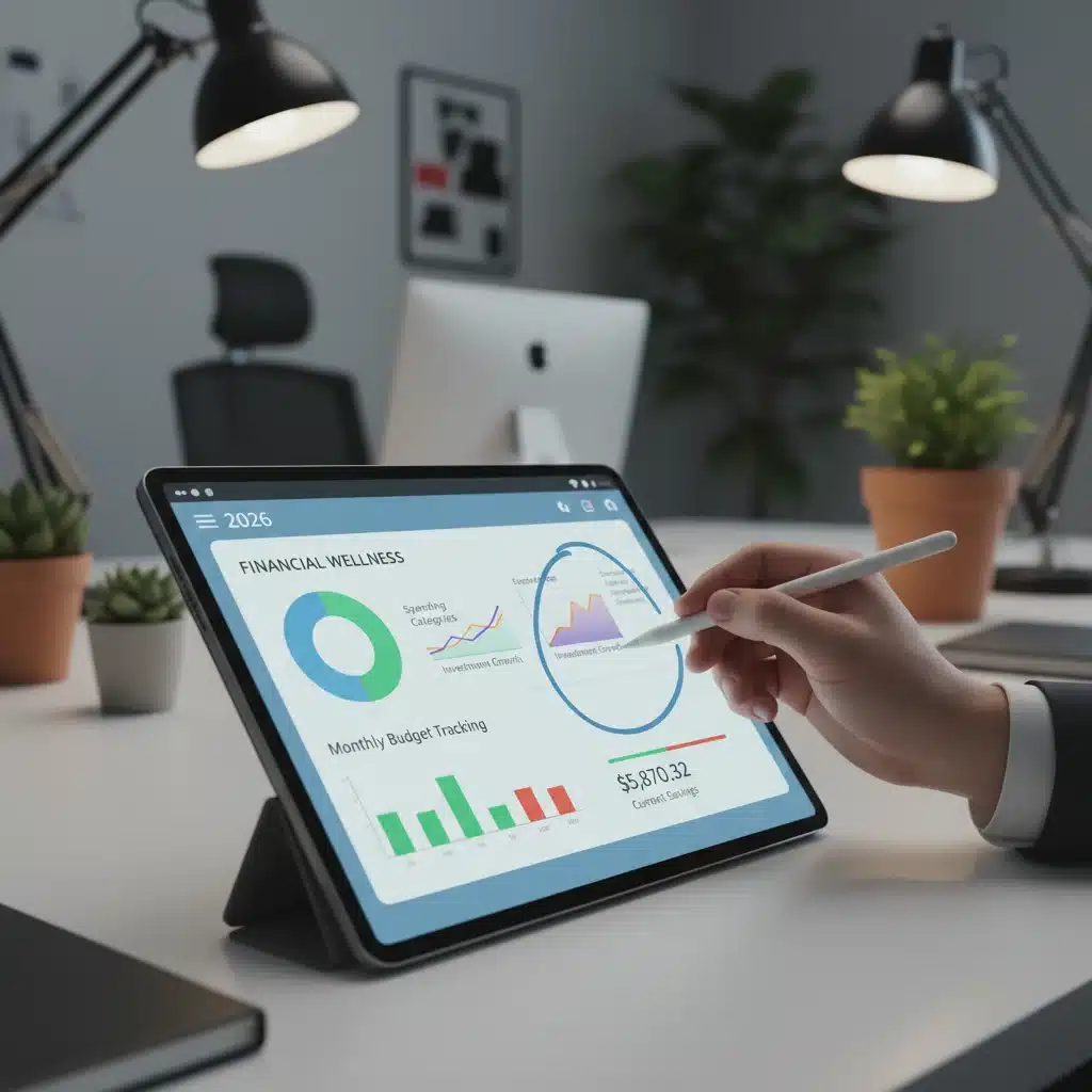 Digital 2026 planner with financial wellness tracking