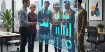 Decoding 2026 Daily Choices: Maximizing New Federal Benefits People analyzing federal benefits data for 2026 on a digital screen, symbolizing planning and understanding.
