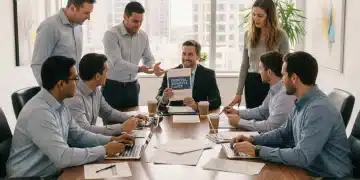 Federal Employee Benefits 2026: Navigating Open Season Changes Diverse federal employees discussing benefits options in a modern office