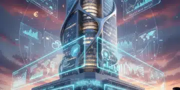 Federal Reserve March 2026: Interest Rate Decisions & Economic Impact Federal Reserve building with economic data overlays, symbolizing interest rate decisions and their economic impact.