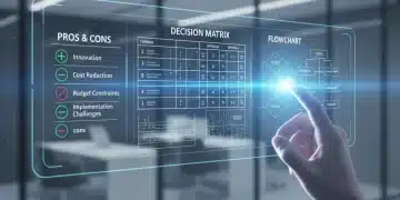 Futuristic interface for daily decision making tools