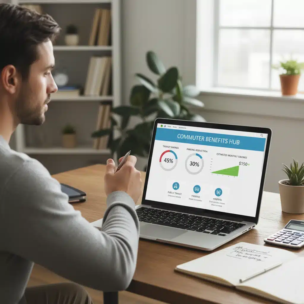 Reviewing 2026 commuter benefit options on an online portal