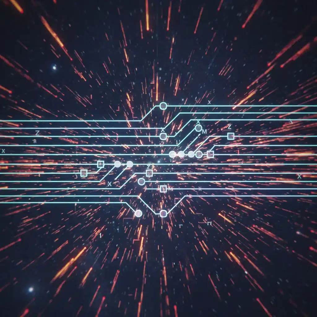 Complex quantum circuit diagram for advanced problem-solving