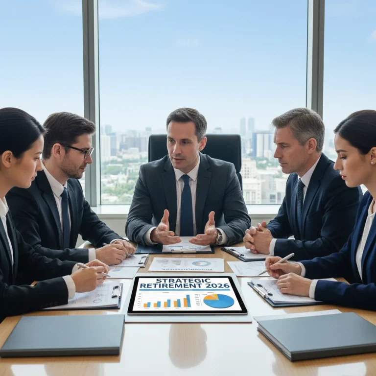 Group of individuals planning retirement finances for 2026