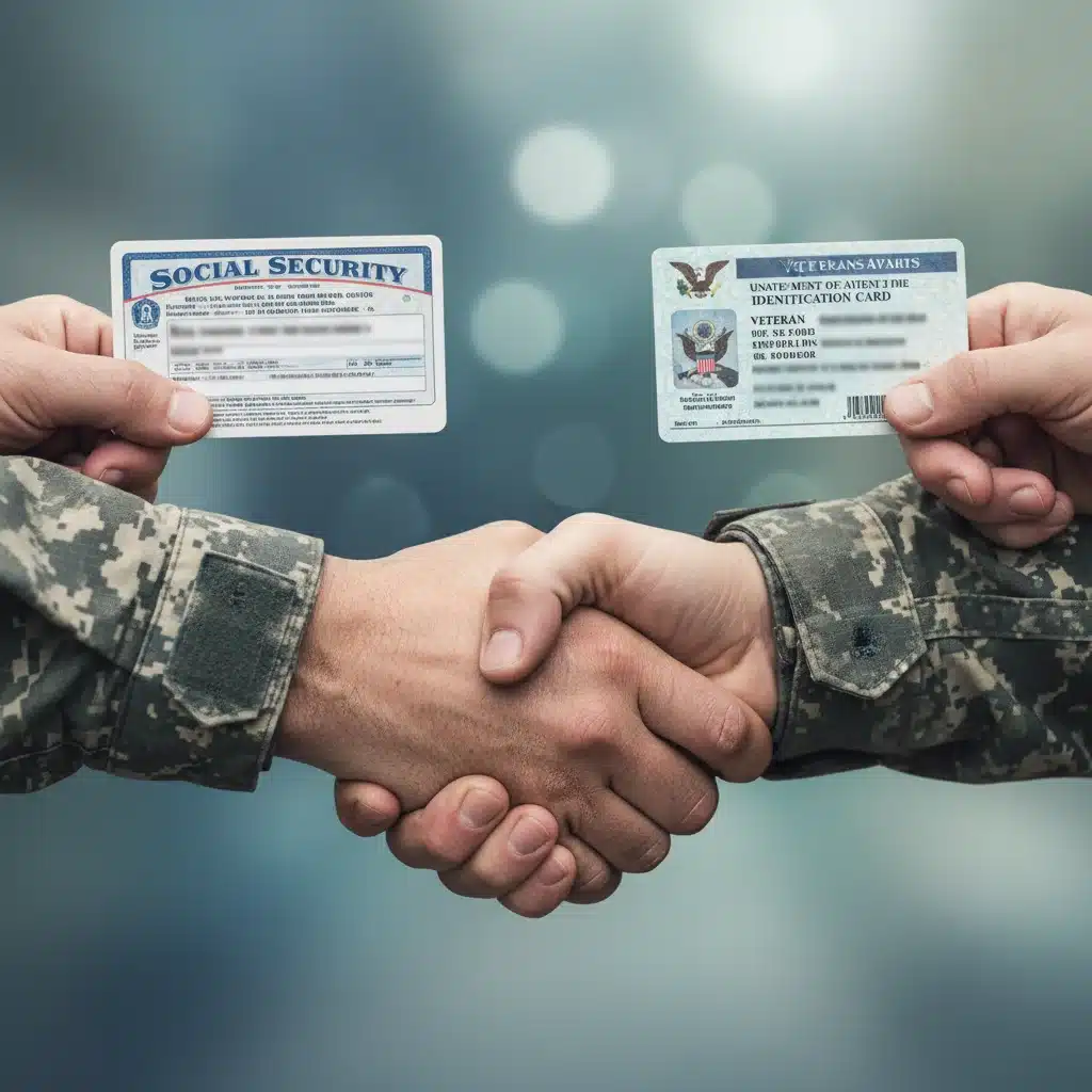 Social Security and VA benefits cards representing COLA recipients